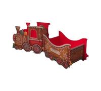 Fahoujs Christmas Whimsical Train Decor Toy With Removable Gift Compartments Holiday Display For Family Storage Toy