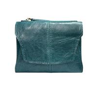 Fahoujs Compact Multi Purpose PU Leather Wallet with Blocking Security Blocking Business Coin Purse Card Holder for Daily Use Professional Cash Case