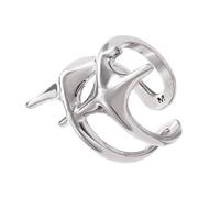 Fahoujs Crosses Star Rings With Gold/Steel Finish Representing Belief And Power Ideal For Trendsetters And Styles Seekers Crosses Star