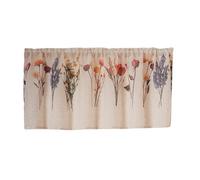 Fahoujs Dustproof Linen Door Curtain Natural Fiber Privacy Screen Adjustable Size For Apartments Studios Home Decoration Linen Curtain