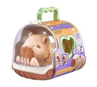 Fahoujs Electric Pet Animal Plush Figure Dolls With Walking And Sound Safe And Fun Raise A Pet Toy For Children Boy And Girls Electric Capybara Toy