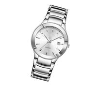 Fahoujs Elegant Couple Timepiece Stainless Steel Band Mineral Glass Water Resistant 30M for Various Occasions Stainless Steel