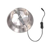 Fahoujs Energy Efficient 160mm Duct Ventilation Blowers 12V Includes Switches for Roof Mount Bathroom Kitchen Powerful Air Extraction Warehouse Blowers