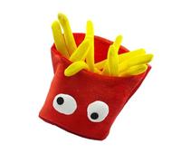 Fahoujs Halloween French Fries Hat Headgear Adorkable Head For Food Prank Halloween Adorkable Cartoon Hat Headgear
