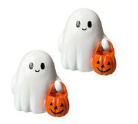 Fahoujs Halloween Ghostly Figurine Resins Ghostly Statue Sculpture Table Centerpieces Monsters Statue Garden Decors For Shelf Statues Garden Decors