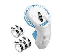 Fahoujs Household Embossing Label Maker Easy To Use Portable E975 Labelling Device For Print Prices Date Names Labelling Device Handheld Manual Press Label Printer For Print