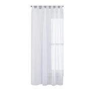 Fahoujs Luxury Semi Sheer Light Filtering Window Curtains Soft Window Drape Fabric Panel For Living Room Bedroom Decors Textured Sheer Curtains