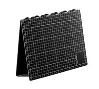 Fahoujs Model Cutting Mat with Foldable Design for Accurate Assembly Grids Lines NonSlip Craft Model Project Essential Craft Mat