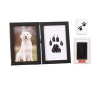 Fahoujs Pet Paws Printing with 1PC Photo Frame and Print Pad Print Paper for Baby and Dog Cats Keepsakes Memorial Gift Memory Keepsakes