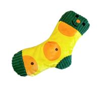Fahoujs Plush Sock Dog Squeaky Toy Chewable Puppy Teeth Cleaning Interactive Fun Noise Pet Training Treats Feeder for Small Plush Sock Toy