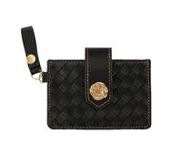 Fahoujs PU Leather Card Case with Blocking Technology Short Purse Portable Wallet for Credit Cards and Cash Storage Multi Slot Compact Wallet