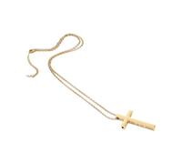 Fahoujs Religious Crucifixs Necklace With Encouraging Bible Verses Adjustable Length Neckchain Jewelry For Men Patriotic Necklace