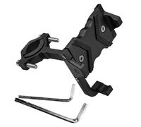 Fahoujs Scooter Handlebar Mounted Cellphone Cradles Motorcycle Phone Holder Shockproof Stand Aluminum Holder Motorcycle Phone Mount with Waterproof Design