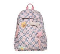 Fahoujs Simple Japanese Inspired Checkered Backpack For Student School Bag With Ample Storage Space Aesthetic Rucksack Elegant Pattern