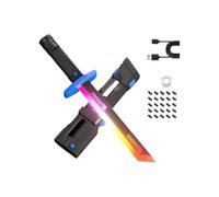 Fahoujs Sparkling Light Swords Toy with LED Effects Sound Mist for Cosplay Light Swords Toy