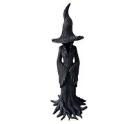 Fahoujs Sturdy and Eye Catching Elegant Designs Witch Ornament for Multipurpose Halloweens Party Supplies Home Decorations Window Display