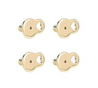 Fahoujs Sturdy Copper Earring Backs for Studs Secure Hold Comfortable Fit for Drooping Ear Relief 4 Pieces Studs Earring Locking Mechanisms