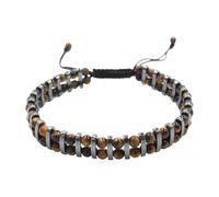 Fahoujs Unique Handcrafted Beaded Stretch with Mixed Crystals Delicate Wristband for Protections and Wellness Multi Genstones