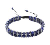 Fahoujs Unique Handcrafted Beaded Stretch with Mixed Crystals Delicate Wristband for Protections and Wellness Multi Genstones