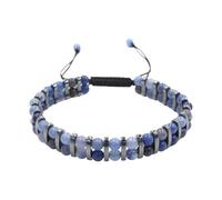 Fahoujs Unique Handcrafted Beaded Stretch with Mixed Crystals Delicate Wristband for Protections and Wellness Multi Genstones