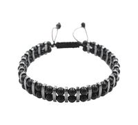 Fahoujs Unique Handcrafted Beaded Stretch with Mixed Crystals Delicate Wristband for Protections and Wellness Multi Genstones