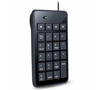 Fahoujs USB Numeric Keypad Keyboard 23 Number Corded Number Pad For Laptop PC Computer Notebook Big Print Letter Numeric