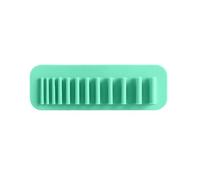 Fahoujs Wall-Mounted Makeup Brush Organizer Silicone Cosmetic Brush Storage Rack Drying Rack Hanging Makeup Brushes Holder Wall-mounted Organizer