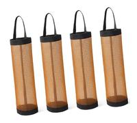 Fahoujs Wall Mounted Storage Bag For Trash Bags And Grocery Bag Sturdy Nylon Materials Space Saving Household Organizers For Kitchen Bathroom Garage/Bathroom Storage Solution