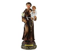 Fahoujs Weatherproof Catholic Holy Mother & Child Statue Elegant Resin Sculpture for Garden or Prayer Spaces Resin Marys Statue