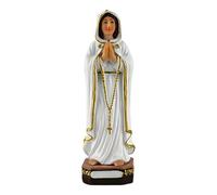 Fahoujs Weatherproof Catholic Holy Mother & Child Statue Elegant Resin Sculpture for Garden or Prayer Spaces Resin Marys Statue