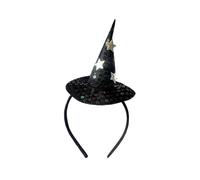Fahoujs Witch Halloween Hair Hoop Fashion Statement Karaoke Party Paper For Halloween Stage Photo Props Costume Headwear For Women
