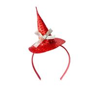 Fahoujs Witch Halloween Hair Hoop Fashion Statement Karaoke Party Paper For Halloween Stage Photo Props Costume Headwear For Women