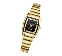 Fahoujs Women's Rectangle Watch Elegant Design Roman Dials Rhinestones Markers Water Resistant 30m for Special Occasions Retro Daily