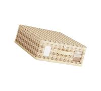 Fahoujs Zippered Foldable Storage Box For Clothes Large Capacity Nonwoven With Lid & Space-Saving Design Efficient Home Storage Organizers With Handle