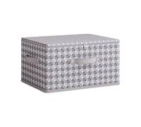 Fahoujs Zippered Foldable Storage Box For Clothes Large Capacity Nonwoven With Lid & Space-Saving Design Efficient Home Storage Organizers With Handle