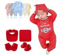 FAHOXUMR Personalised Baby Clothes for Newborn Boy Girl, Custom Baby Girl Clothes 0-3 Months Coming Home from Hospital Outfit
