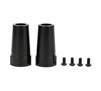FAHZGK 2pcs Aluminum Alloy Rear Axles Bushing, RC Car Rear Suspension Bushing, Precision CNC Machined Bushing for Wraith AX90018 90020 1/10 Scale, High - Strength Rust - Resistant Replace (Black)