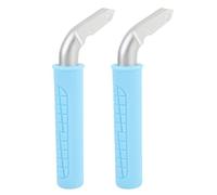 FAHZGK 2Pcs Car Handle Assist, Vehicle Door Handle Aid with Non Slip Grip, Ergonomic Auto Grab Bar for Safe Entry Exit, Portable Support Handle Compatible with Most Cars SUVs (Blue)