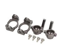 FAHZGK Aluminum Alloy Steering Cup C Block Set for ZD Racing 10 10421 1/10 RC Desert SUVs, Titanium Grey RC Steering Components with Reduced Friction and High Temp Resistance