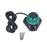 FAHZGK Boat Navigation Light LED Stern Light, Marine Sailing Signal Light, IP67 Anti Glare Foldable Design with 3W Low Power Consumption for 12V 24V Fishing Yacht Pontoon (Green 2NM 101LM)