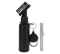 FAHZGK Club Cleaner Brush with 150ml Anti Leakage Squeeze Bottle and Groove Sharpener Tool, Professional Golf Club Cleaning Kit for Course Essentials Accessories (Silver)