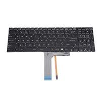 FAHZGK Colorful Backlit Keyboard Replacement for GS60 GS70 GT72 GL62 GL72 Notebook, US Layout Wireless Backlit Keyboard with RGB Lighting for Gaming and Typing