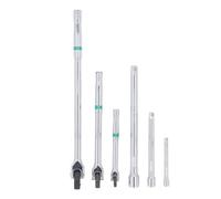 FAHZGK F Bar Wrench Extension Set, 1/2 3/8 1/4 Inch Drive Socket Spanner Kit, CRV Steel Breaker Bar with 180° Rotatable Head and Spring Ball Lock for Vehicle Maintenance