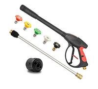 Fai Top 4000PSI Pressure Washer Long Gun,with Replacement Wand Extension, 5 Nozzle Tips, M22 14MM & Quick Connector for Car Washer Cleaning Tool