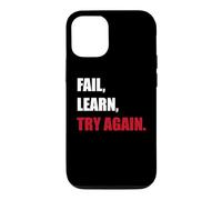 Fail. Learn. Try Again - Resilience Motivation Gift Case for iPhone 12/12 Pro