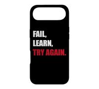 Fail. Learn. Try Again - Resilience Motivation Gift Case for iPhone Air