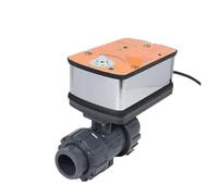 Fail-Return Electric Control Valve, UPVC, 4-20mA, Fail-Safe, N.C. NO HVAC 1/2inch-2inch, 220V(DN40,Normally Closed)