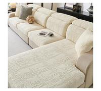 Failjierue 1/2/3/4 Seats Fits Corner L Shape Couch Cushions for Individual Cushions Non-Slip Velvet Stretch Sofa Seat Cushion Covers(Style 4,3 Seat(W65-95cm L135-165cm))