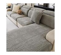 Failjierue 1/2/3/4 Seats Fits Corner L Shape Couch Cushions for Individual Cushions Non-Slip Velvet Stretch Sofa Seat Cushion Covers(Style 1,Backrests L(W30-55cm L80-110cm))