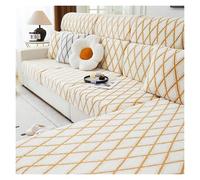 Failjierue 1-4 Seater Universal Stretch Velvet Sofa Covers Non-Slip Seat Cushion Covers Washable Individual Cushion Slipcovers(Style 1,Backrests M(W50-65cm L80-100cm))